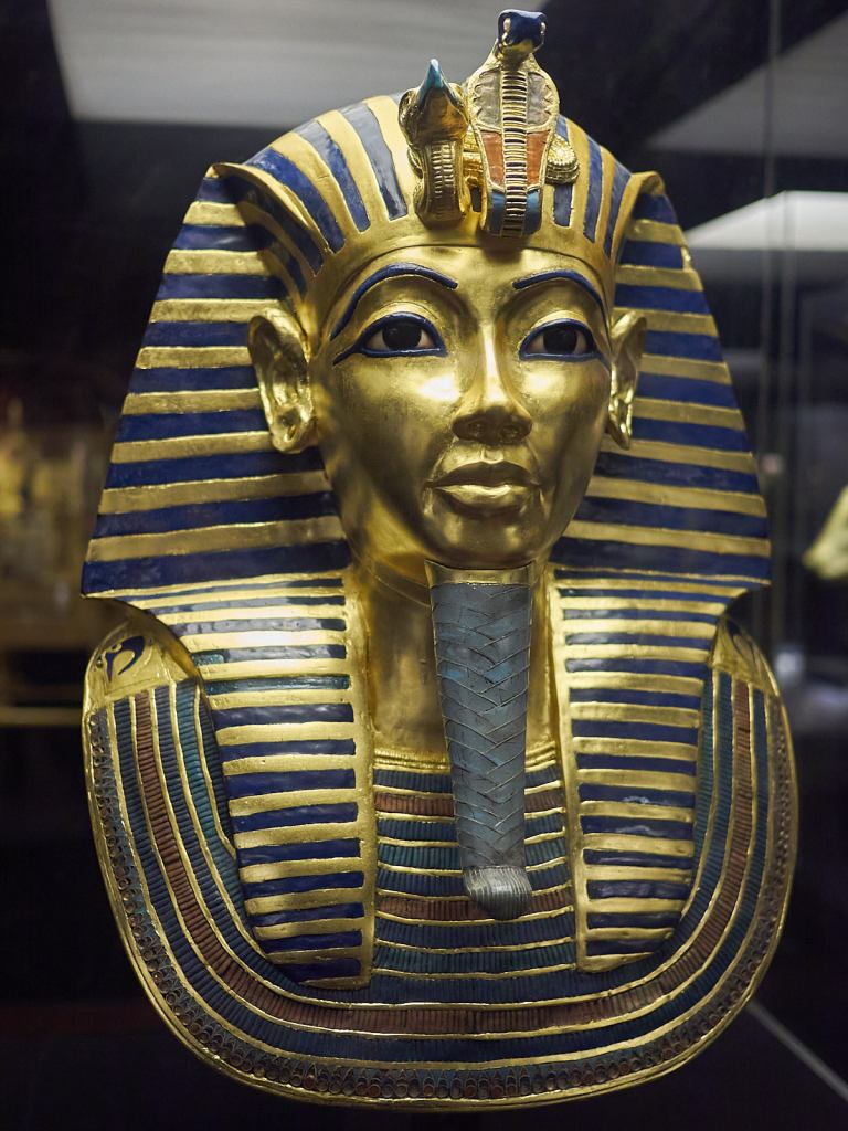 King Tutankhamun Gold Mask model